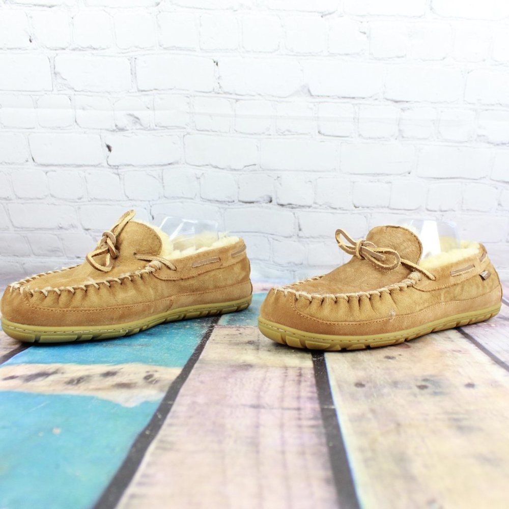 LL BEAN Wicked Good Camp Moccasins Slippers Sz 11 - Picture 3 of 9